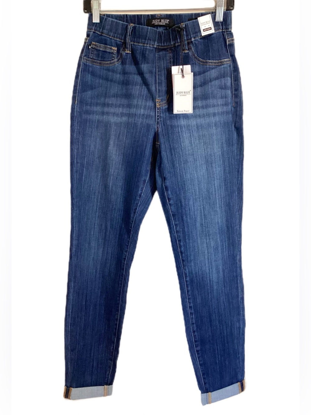 Judy Blue Lara Pull-On Double Cuffed Slim Jeans 5/27